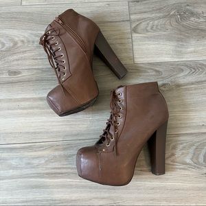 Platform booties